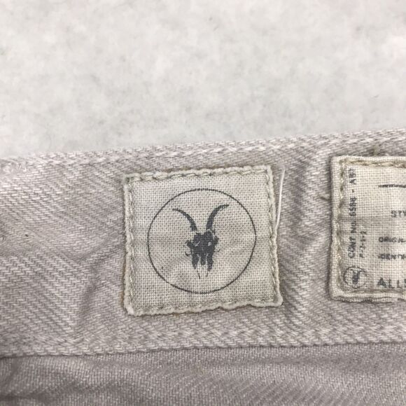 ALLSAINTS Double Cigarette Jean Men 28x28 Gray Button Fly Skinny Slim - Picture 13 of 15